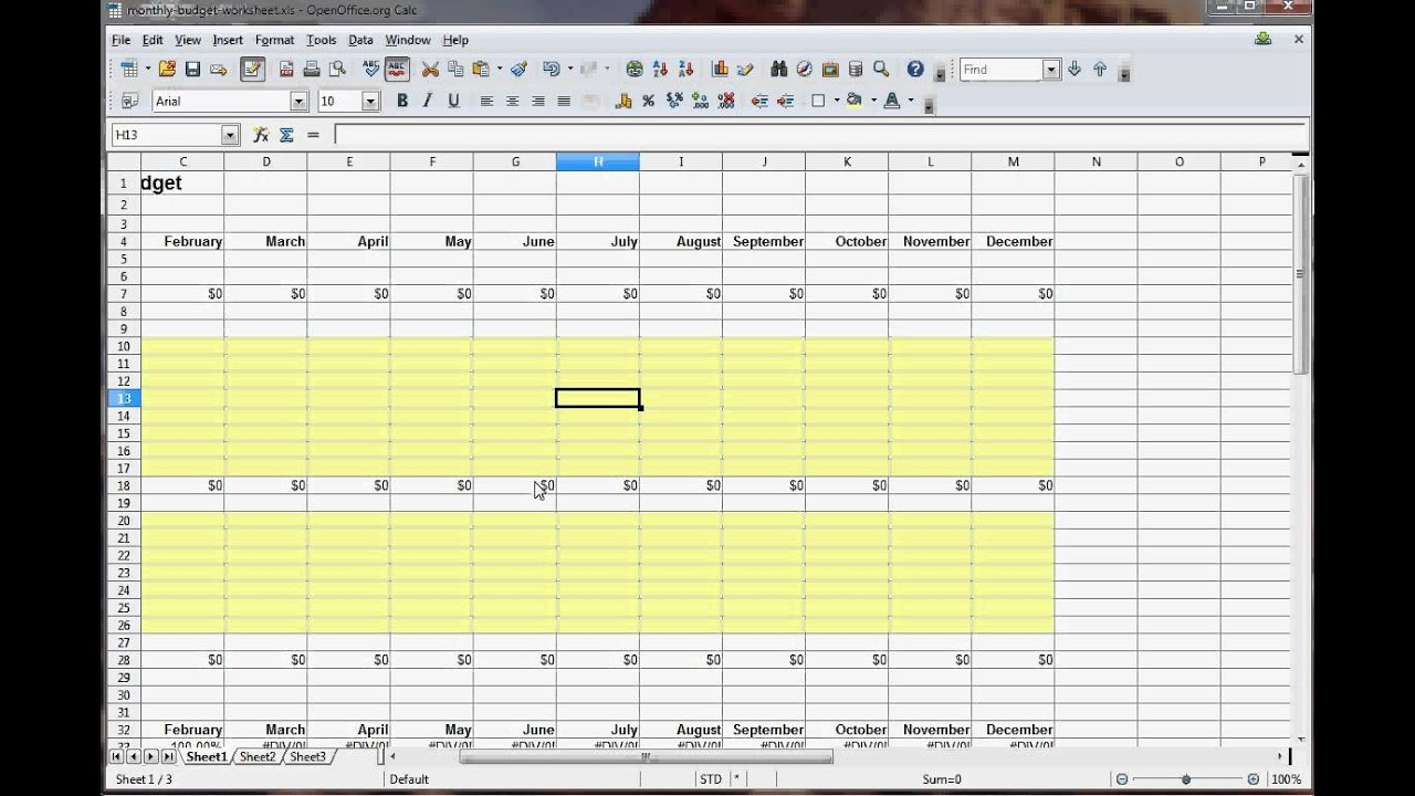 How To Create A Monthly Budget Worksheet for Making a Monthly Budget Worksheet