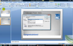 How To Embed An Excel Sheet Into A Powerpoint Slide in Embed The Pb Sample Budget.Xlsx Worksheet in Slide 3