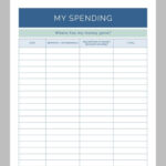 How To Encourage Kids To Budget Their Money Intended For Kids Budget Sheets Printable
