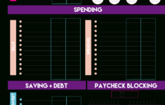 How To Fill Out A Budget Sheet (Simple Tutorial With Paycheck for Rework A Budget Worksheet