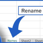 How To Rename Sheet In Excel With Regard To Rename The Sheet2 Worksheet With The New Name Sample Budget