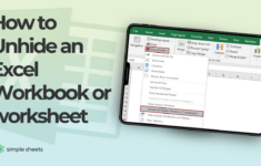 How To Unhide An Excel Workbook Or Worksheet in Hide The Sample Budget Worksheet And Then Unhide