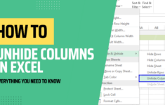 How To Unhide Columns In Excel: Everything You Need To Know with Hide The Sample Budget Worksheet and Then Unhide