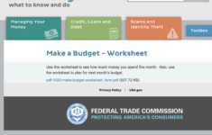 How To Use Free Budget Templates In Excel And Google Sheets within Make A Budget Worksheet Consumer.gov