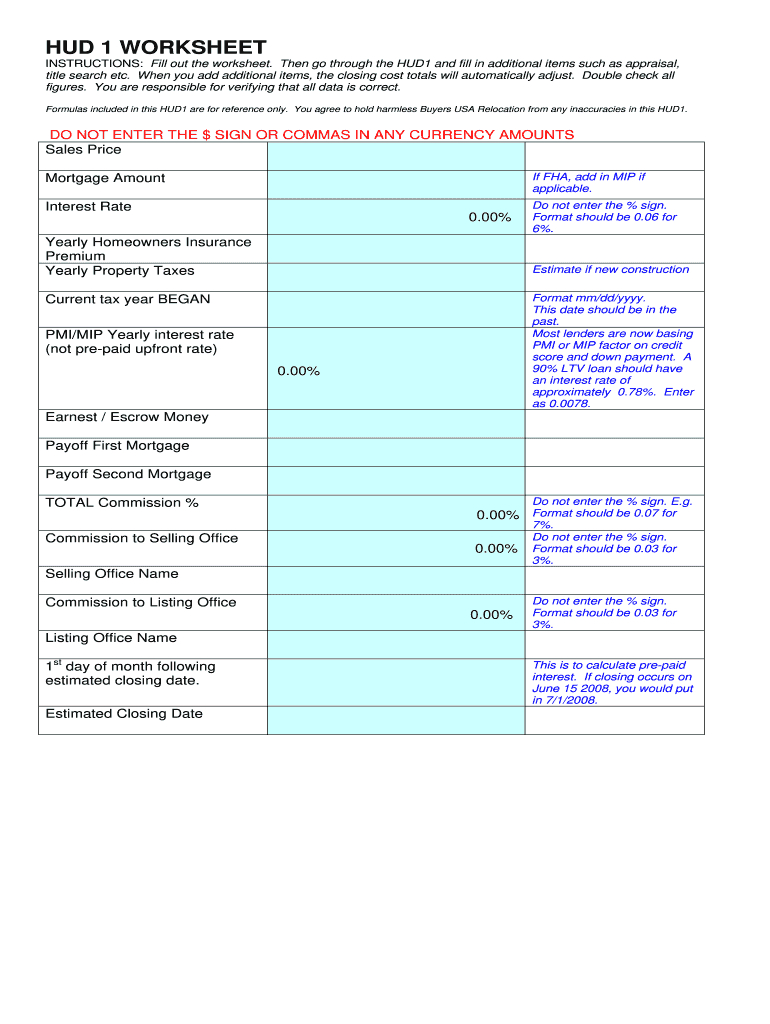 Hud Worksheet: Fill Out & Sign Online | Dochub in Hud Budget Based Rent Increase Worksheet