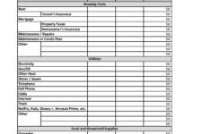 Income V. Budget Spreadsheet - Gray Jay Endeavors Llc intended for Post Divorce Budget Worksheet
