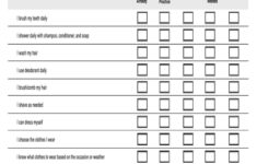 Independent Living Skills Checklist Template inside Independent Living Skills Budgeting Worksheets