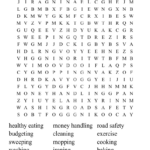 Independent Living Skills Word Search   Wordmint Within Independent Living Skills Budgeting Worksheets