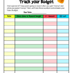 Kids Budget Tracker   Teach Your Kids How To Manage Money In Budgeting Worksheets Free For Kids