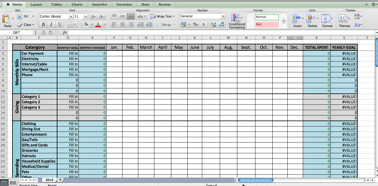 Laura&amp;#039;S Plans: Excel Budget Template regarding Delete The Sample Budget Worksheet