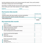 Make A Budget Worksheet   Milwaukee Courier Weekly Newspaper Pertaining To Make A Budget Worksheet Answers