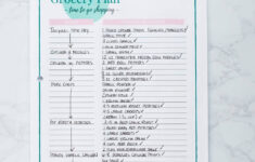 Meal Plan Solves Grocery Budget Issues | The Budget Mom in Planning a Food Budget Worksheet Answers