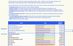 Money Book 2.0 for Mrs Dow Jones Budget Worksheet