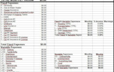 Money Ed Super Secret Budget Calculator - Etsy throughout Gail Vaz-Oxlade Budget Worksheet