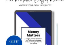 Money Matters – A Free Printable Budget Planner To Master Your pertaining to Money Matters Budget Worksheet
