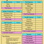 Monthly Budget Planner   Editable, Easy To Use!Wasd   Raket.ph Inside 2.08 Budget Worksheet