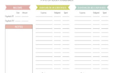 Monthly Budget Planners - 20 Free Printables | Printabulls regarding Free Budget Planner Worksheet