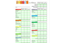 Monthly Budget Worksheet: Colorful Family Finance Tracker (Digital for Budgeting Worksheets Uk