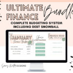Monthly Digital Budget Planner Template   Excel Financial Throughout Edward Jones Budget Worksheet