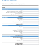 Monthly Spending Spreadsheet Template   Wells Fargo Download With Wells Fargo Budget Worksheet