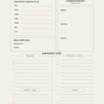 My Grocery List Template For Reducing Costs, Food Waste Throughout Grocery Shopping Budget Worksheet