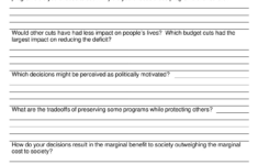 National Budget Simulation Worksheet Name | Study Notes Financial pertaining to National Budget Simulation Worksheet Answers