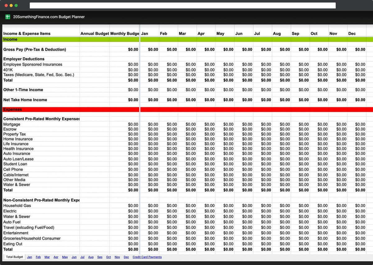 Our 11 Favorite Free Google Sheets Budget Templates Of 2025 - Tiller for Budgeting Apps Or Worksheets