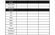 Page 3 – Free Customizable Finance Planner Templates | Canva with Single Person Free Printable Monthly Budget Worksheet