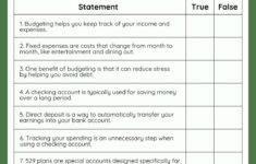 Page 4 - Free And Customizable Budget Templates for Budgeting Worksheets For Grade 8
