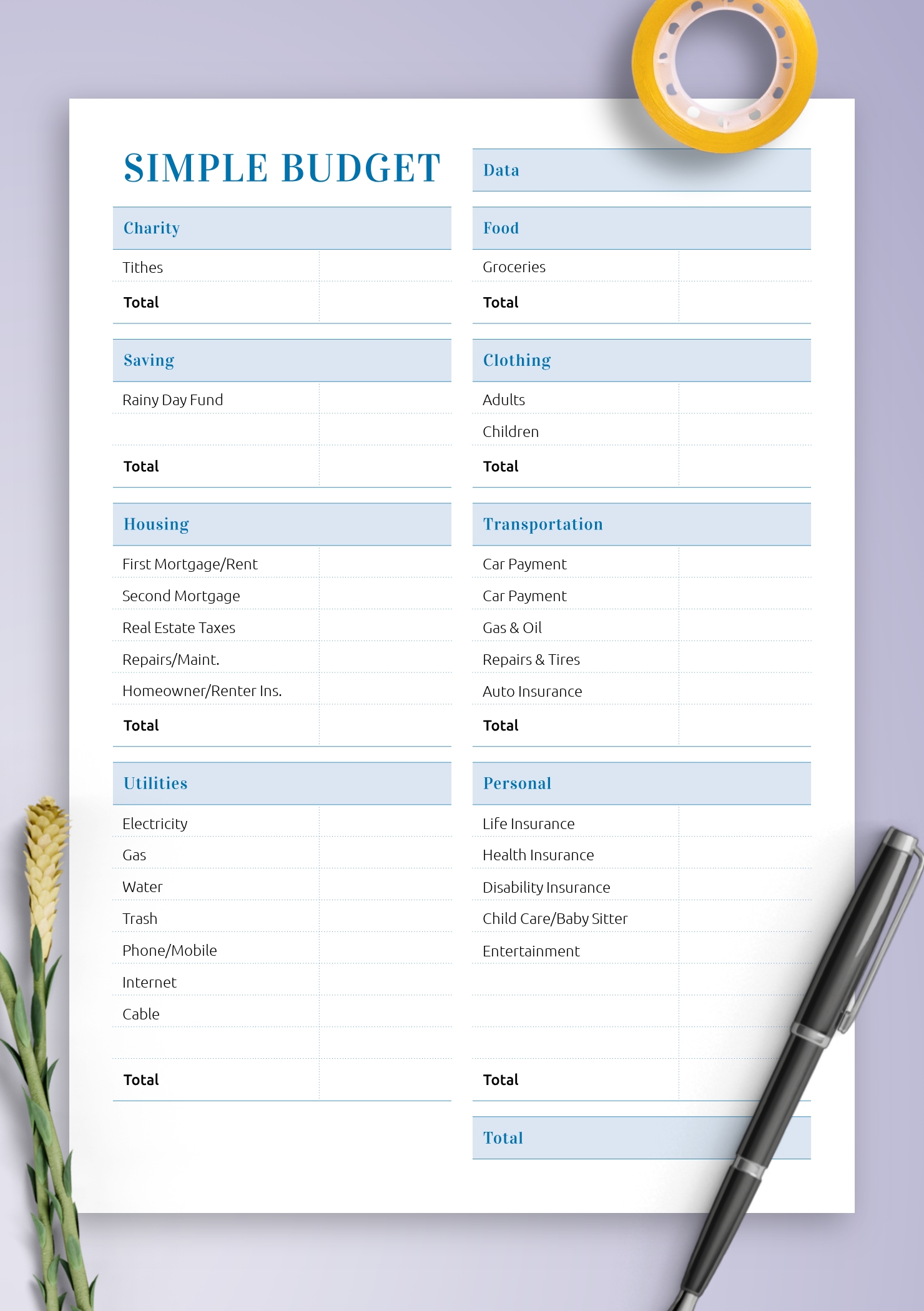Personal Budget Sample Blog | Carmenbialaziper1978&amp;#039;S Ownd in Economides Household Budget Worksheet