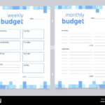 Planning Budget Worksheet Design Template Stock Vector Image & Art Inside Budget Worksheet For Seniors