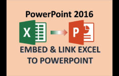 Powerpoint 2016 – Insert Excel In Ppt – How To Link Sheet In Presentation –  Create & Add Attach File regarding Embed The Pb Sample Budget Xlsx Worksheet In Slide 3