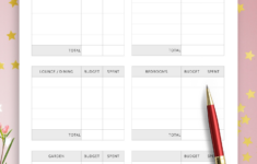 Printable And Digital New Home Budget Template - Get Pdf For inside New Homeowner Budget Worksheet