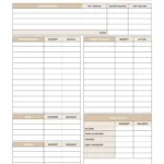 Printable Budget Worksheet Free   16 Budget Sheet Printables Pertaining To Rework A Budget Worksheet