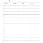 Printable Business Budget Template   Free Pdf Templates For Business Budgeting Worksheets Templates Free