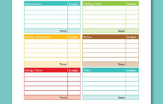 Printable Christmas Budget Planner - Happiness Is Homemade regarding Budgeting For Christmas Worksheet