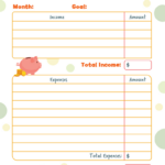 Printable Envelope Savings System For Kids: Teaching Budgeting And Within Budgeting Worksheets For Learning Disabled
