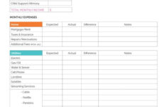 Printable Monthly Budget Planner Template intended for Money And Stuff Budget Worksheet