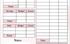 Printable Monthly Budget Template | Biweekly Budget Worksheet regarding Single Person Budget Worksheet