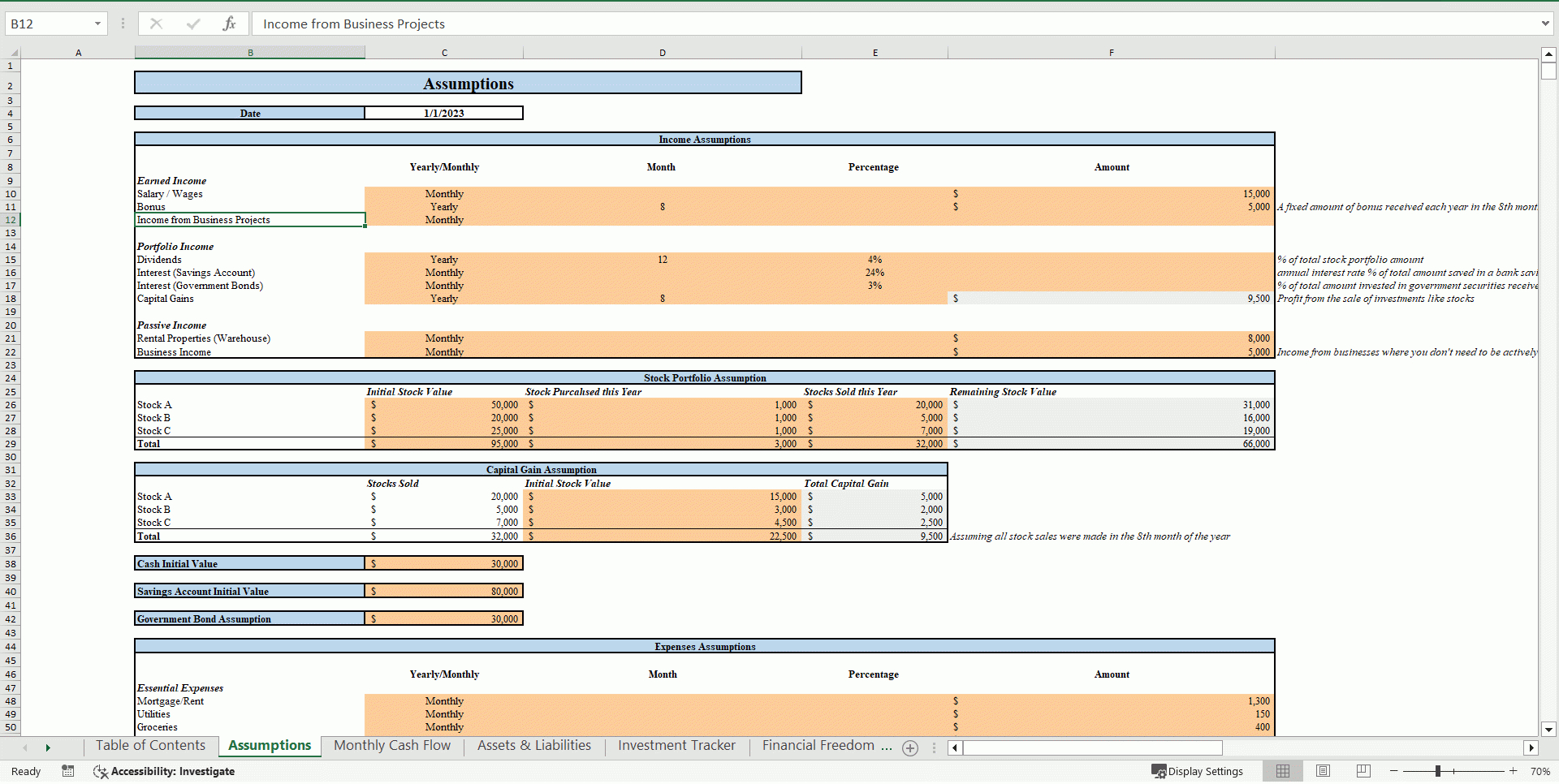 &amp;quot;Rich Dad, Poor Dad&amp;quot; Excel Financial Tool Excel with Rich Dad Poor Dad Budget Worksheet