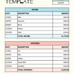 Simple Budget Free Google Sheets & Excel Template   Gdoc.io Throughout Very Simple Budget Worksheet