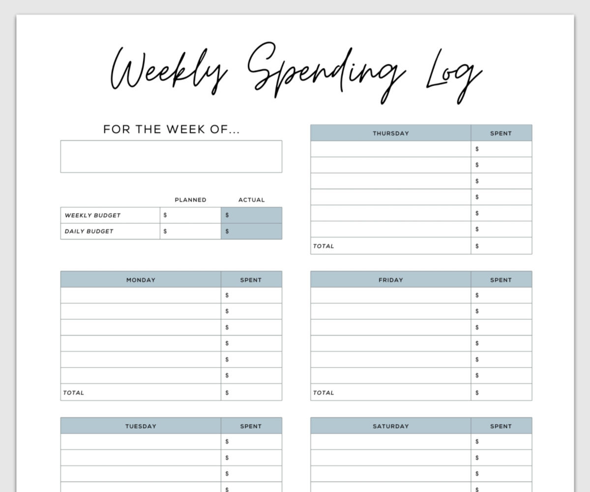 Simple Budget Template For College Students (Free Pdf) pertaining to Graduate Student Budget Worksheet