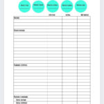 Simple Budget Worksheet   Etsy Pertaining To Budget Basics Worksheet 1