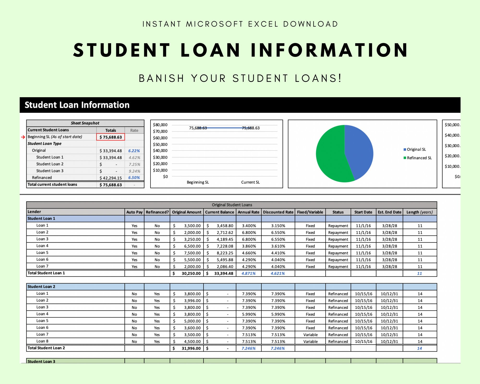 Student Loan Tracker - Personal Budget Software Template Microsoft pertaining to Student Loan Budget Worksheet