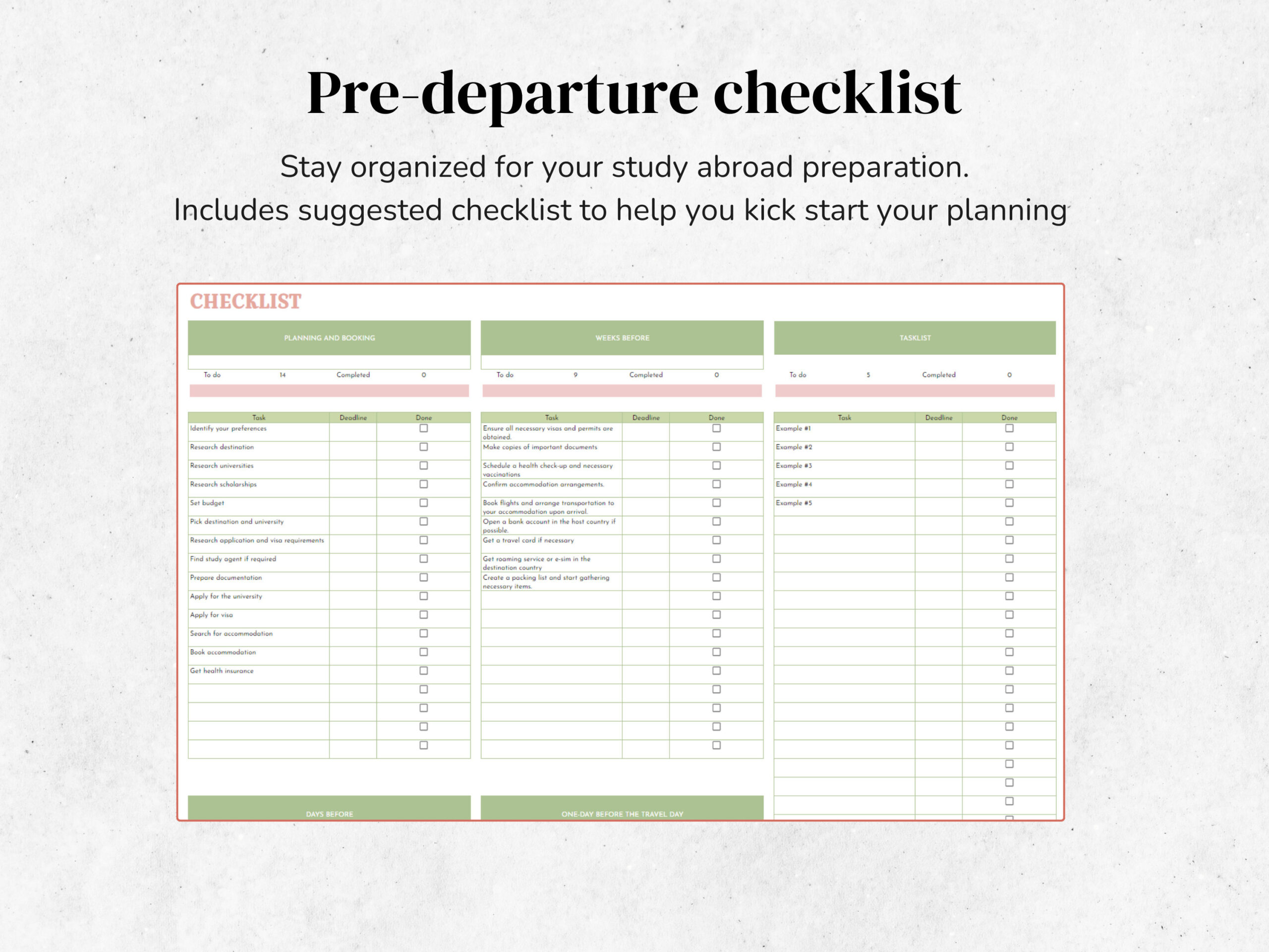 Studie Im Ausland Planer Google Sheet, Studenten Budget Tracker within Study Abroad Budget Worksheet