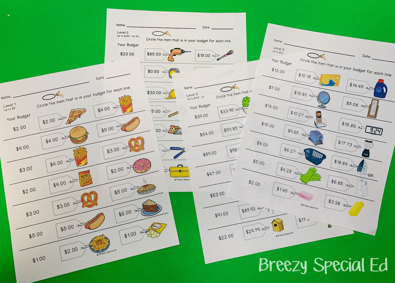 Teaching Students How To Budget For A Simple Shopping Trip inside Teaching Budgeting Worksheets