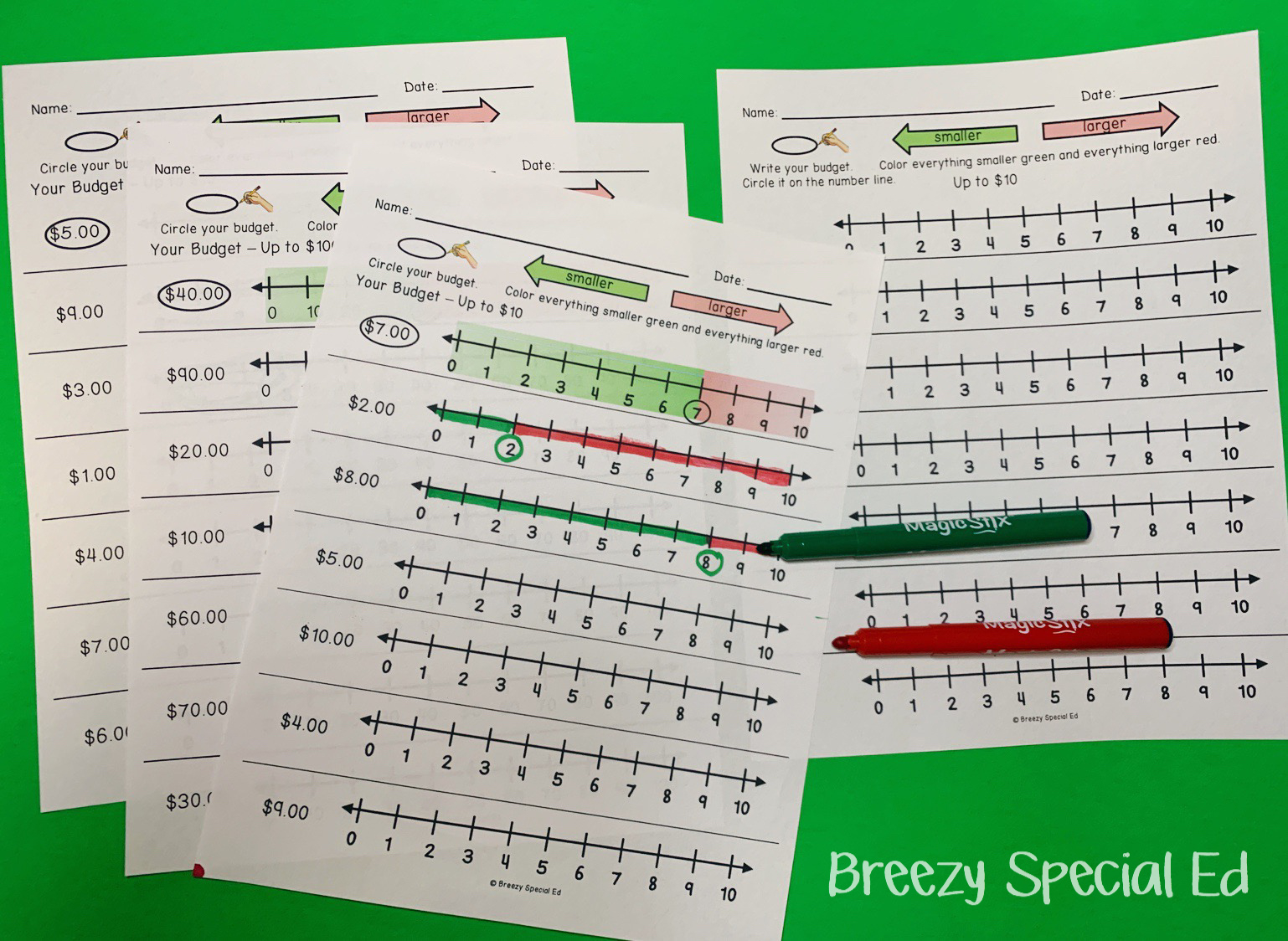Teaching Students How To Budget For A Simple Shopping Trip throughout Budgeting Worksheets For Special Education Free