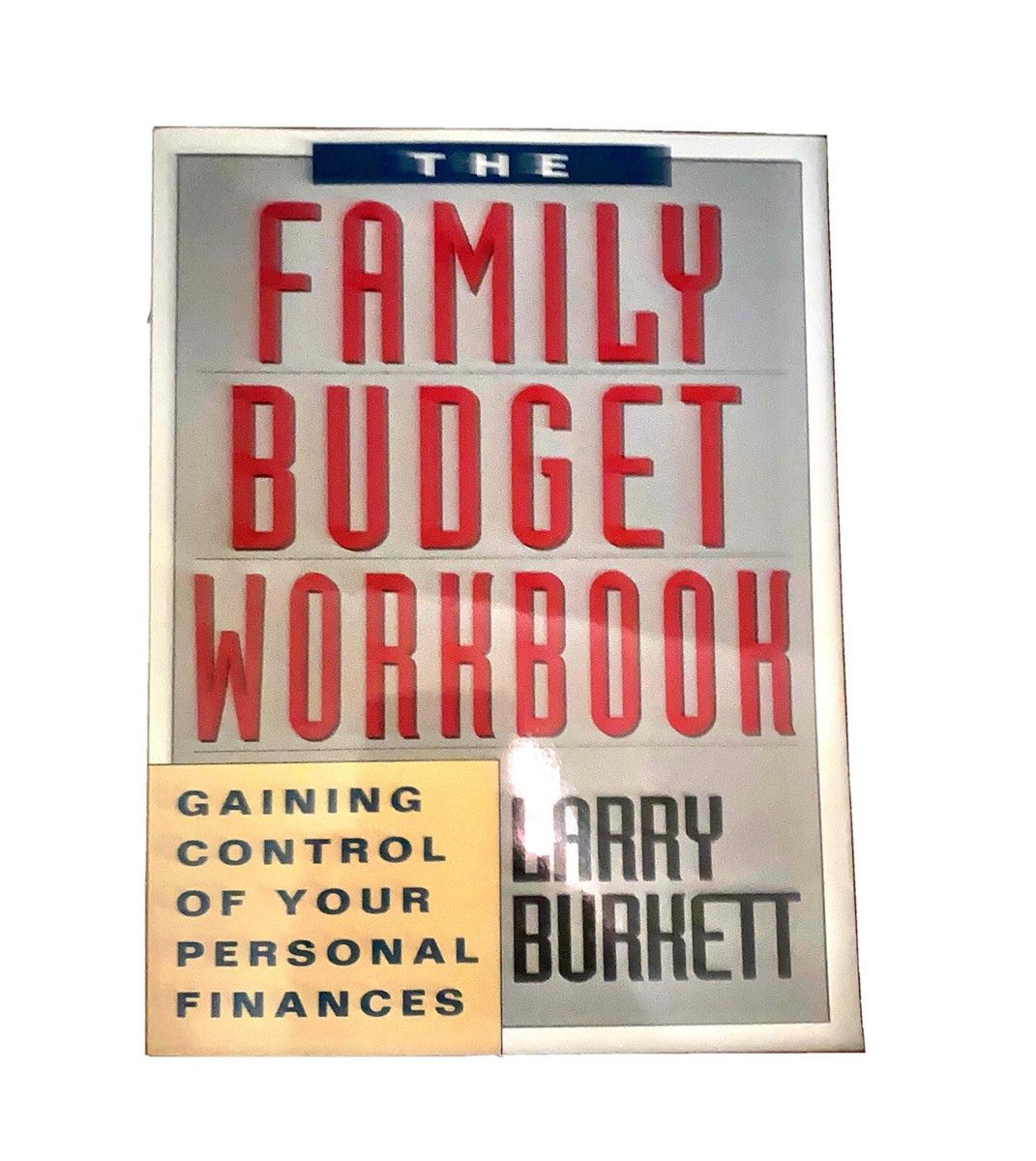 The Family Budget Workbook Book~L.burkett~Gaining Control Of within Larry Burkett Budget Worksheet