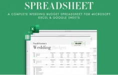 The Wedding Budget &amp; Free Budgeting Spreadsheet regarding Real Simple Wedding Budget Worksheet