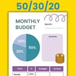 Transform Your Finances With This Free 50 30 20 Budget Template Intended For Gail&#039;s Budget Worksheet